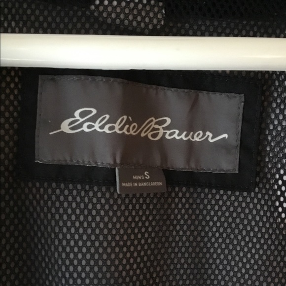 Men’s Eddie Bauer spring lightweight black jacket. - Picture 3 of 4